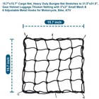15 7 x15 7  2pack Bungee Cargo Net 15 7 Inches X Inches  Black 