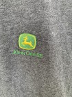 John Deere Long Sleeve T Shirt Gray Logo Medium