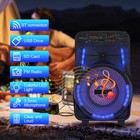 12   Portable Bluetooth Speaker Rechargeable Heavy Bass Party Sound System W mic