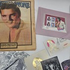 Elvis Presley Memorabilia Lot W  Balloon  Photos  And Magazines Stamps