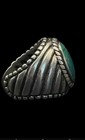 Carolyn Pollack Relios Designer Sterling Silver  Turquoise Southwestern Ring