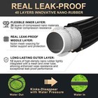 100ft Heavy Duty Expandable Garden Hose 3-layer Flexible Pipe 10 Function Spray