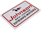 Tin Metal Sign Johnson Outboard Motor Wall Art Decor For Home 8x12