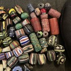 Antique Venetian African Millefiori Trade Beads Mix Loose 50 