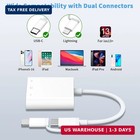 Sd Card Reader For Iphone Ipad Mac  Lightning   Usb-c Dual Interface Memory Card