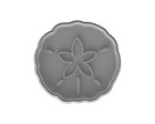Sand Dollar Cookie Cutter   Stamp 4x4  For Baking Fondant Clay Embosser Gifts