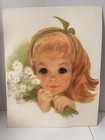 Vtg Northern Paper Baby Girls 14x11 Prints Lot Of 5  Frances Hook Nursery