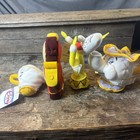 Disney Store Beauty   The Beast Mini Bean Bag Plush  Lot Of 4 Servants