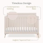 Lola 6-in-1 Convertible Crib - Converts From Baby Crib To Toddler Bed  Daybed