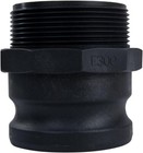  10 Pack  3  Poly Type F   Male Npt X Male Adapter Camlock Polypropylene