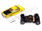 Sc417-4y Auto World Xtraction 1976 Ford Torino Gloss Ho Scale Slot Car