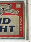 Rare 24x18  Vintage Bud Light Beer Framed Mirror Bar Sign Budweiser