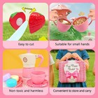Pink Pretend Afternoon Tea Party Set With Storage Basket  Play Food      