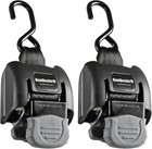Boat Buckle G2 Tie-down Straps Transom Retractable Ratchet 2  X 43  2500 Lb Pair