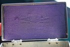 Vntg Gillette Shaving Razor Travel Presentation Case Only Chrome