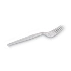 Dixie Fh017 Heavyweight Plastic Cutlery Forks - Clear  1000 carton  New