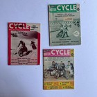 1963 Floyd Clymer Cycle Magazine Lot 3 Japanese Bikes Yamaha Yamaguchi Triumph