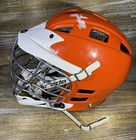 Cascade Cpx Helmet Lacrosse Adjustable W  Chin Strap Orange White Made Usa
