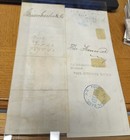 Cancelled Checks   Business Letter From Early 1870 s
