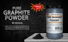 Graphite Powder Pure 44 Microns - Uses Include  Dry Lubricant  Epoxy  4 Oz Jar