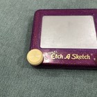 Ohio Art Purple Glitter Etch A Sketch Travel Size Toy -broken - For Parts repair