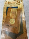 Vintage 1960 s Metal Viceroy Cigarette Tin Sign - Tobacco Advertising 26  X 11 
