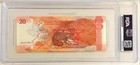 Manny Pacquiao Pacman Boxing Signed Auto 20 Pesos Philipines Psa Dna Slabbed