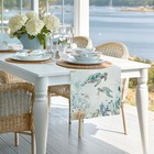  Sea Turtle Table Runner 13x72 Inch Nautical Coastal Teal Blue Ocean Theme 