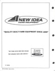 New Idea No  517 7 Foot Rotary Snow Plow Operator s Manual Rs-508 Tractor Hitch