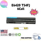 Genuine Oem 60wh E6420 M5y0x T54fj Battery For Dell Latitude E5420 E6430 E6520