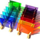 Transparent Stained Glass Variety Pack  16 Sheets  4x6 Inches