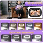 30x 10x Extra Large Floor Magnifying Glass With Light And Stand 7-inch Adjust