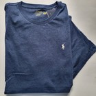 Men s Polo Ralph Lauren Crew Neck T-shirt Classic Fit Size M Xl 2xl Navy Blue