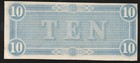 T-68 1864  10 Confederate Currency  Civil War Bill 8863