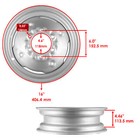 Celox Front Axle Rim For Ford 700 3000 8n 600 800 Naa Tractor 4 5x16  6 Lug