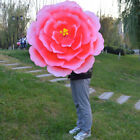 3d Flower Design Silk Peony Floral Parasol Bamboo Umbrellas Cosplay Party Show