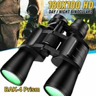 180x100 Hd Military Zoom Powerful Binoculars Day low Night Optics Hunting   Case