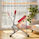 Home Gym Foldable Squat Machine Adjustable Resistance Lcd Full-body Workout