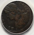 1787 Connecticut Copper Colonial Coin  Off-center  m 33 17-r 1   Pcgs F-15
