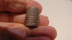 Vintage Set Of 2 Sterling Silver Thimbles With Hallmarks