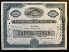 Vtg 1940s Stock Certificate North American Aviation Boeing