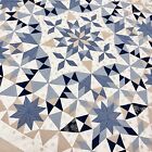 Handmade Original Alaska Cotton Patchwork Quilt Top topper 86x86 