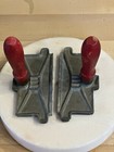 2 Vintage Toy Lead Soldier Molds