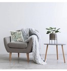 Stupell Home Decor Modern Hummingbird Floral Print Polyester Throw Pillow 18x18