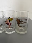 Vintage 1981 Arby   s Bc Ice Age Collector Series Glasses Set Of 4