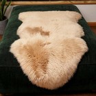 Premium Genuine Sheepskin Rug Brown Real Australia Sheepskin Natural Luxury Fur
