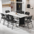 Folding Chairs  Portable Hdpe Plastic Seats With Steel