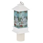 Ganz Christmas Winter Church Shimmer Lantern Led Night Light