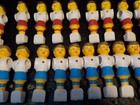 20 Vintage Premier Soccer Foosball Table Men Replacement Game Parts Red Blue