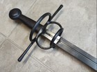 Italian Sidesword Sword 37  Blued Hilt 60c2a Steel Blade Hema Training Replica